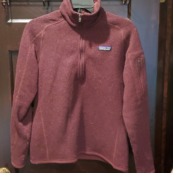 Patagonia Sweaters - Patagonia Maroon Quarter Zip